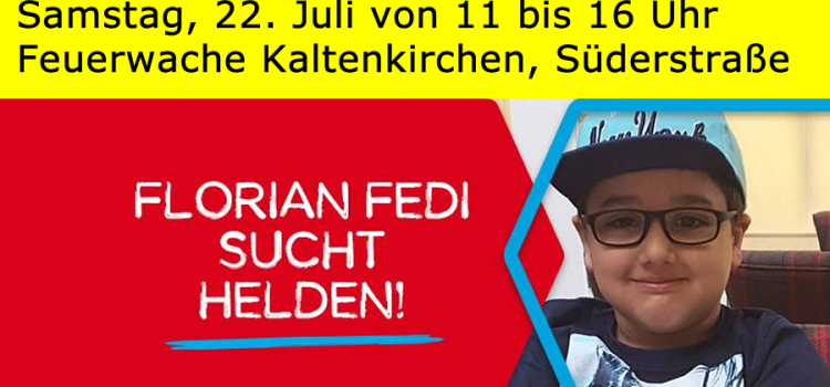 Florian sucht Helden – Typisierung am 22.07.17